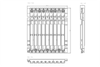 6ES7400-1JA01-0AA0 SIMATIC S7-400 UR2 Với 9 khe cắm thép tấm Dùng để cấu hình các thiết bị trung tâm và thiết bị mở rộng S7-400 Siemens