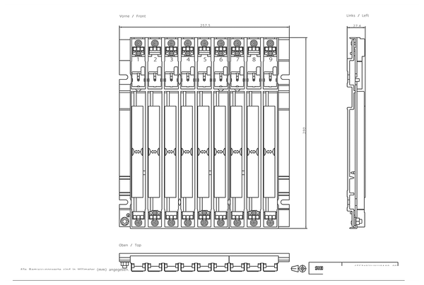 6ES7403-1JA11-0AA0 SIMATIC S7-400 ER2 Với 9 khe cắm nhôm Dùng để cấu hình các đơn vị mở rộng S7-400 Siemens