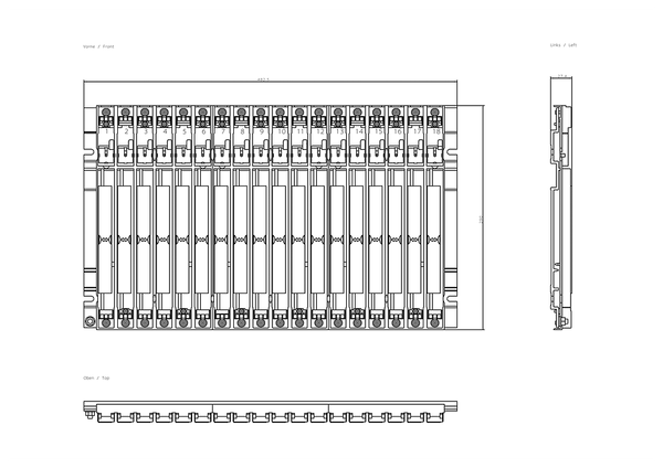 6ES7403-1TA11-0AA0 SIMATIC S7-400 ER1 Với 18 khe cắm nhôm Dùng để cấu hình các đơn vị mở rộng S7-400 Siemens