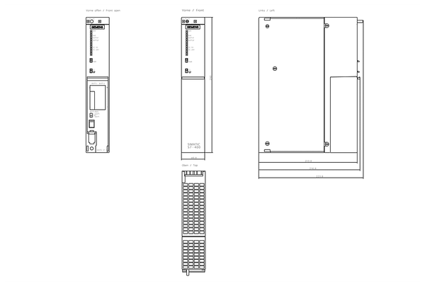 6ES7405-0KA02-0AA0 SIMATIC S7-400 PS 405 10 A Siemens