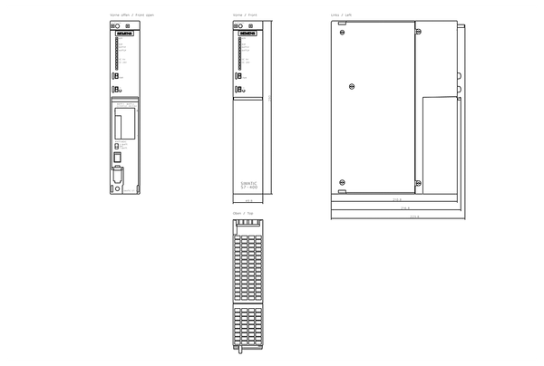 6ES7405-0RA02-0AA0 SIMATIC S7-400 PS 405 20 A Siemens