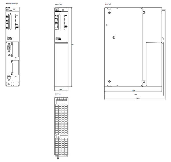 6ES7412-3HJ14-0AB0 Bộ vi xử lý SIMATIC S7-400 412-3H PN/DP 768 KB Siemens