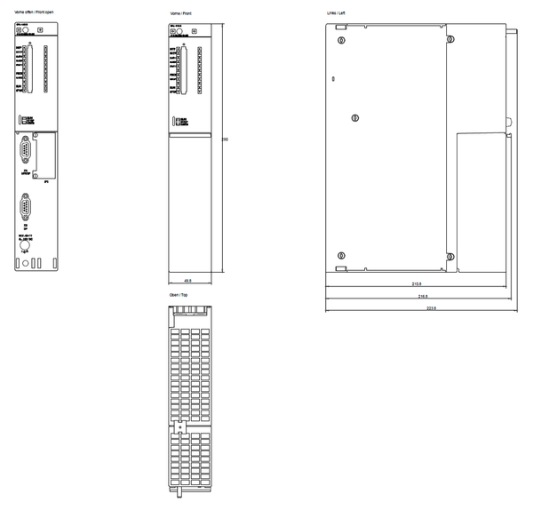 6ES7416-3XR05-0AB0 Bộ vi xử lý SIMATIC S7-400 416-3 11,2 MB Siemens
