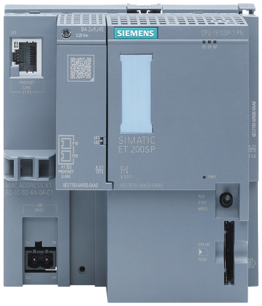 6ES7510-1DK03-0AB0 SIMATIC ET 200SP CPU 1510SP-1 PN Siemens