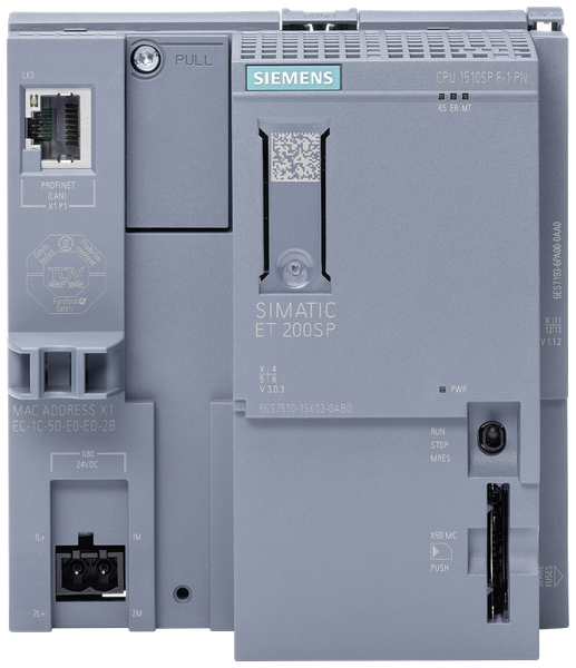 6ES7510-1SK03-0AB0 SIMATIC ET 200SP CPU 1510SP F-1 PN Siemens