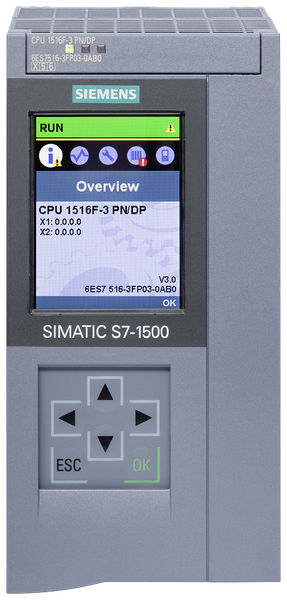 6ES7516-3FP03-0AB0 Bộ vi xử lý SIMATIC S7-1500 1516F-3 PN/DP Siemens