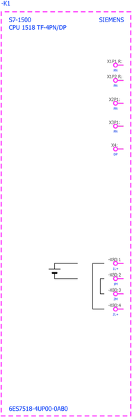 6ES7518-4UP00-0AB0 Bộ vi xử lý SIMATIC S7-1500 1518TF-4 PN/DP Siemens