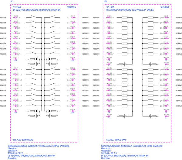6ES7523-1BP50-0AA0 SIMATIC S7-1500 DI 32 x 24 V DC / DQ 32 x 24 V DC/0,3A SNK BA 35 mm Vui lòng đặt hàng cáp và khối đầu cuối riêng Siemens