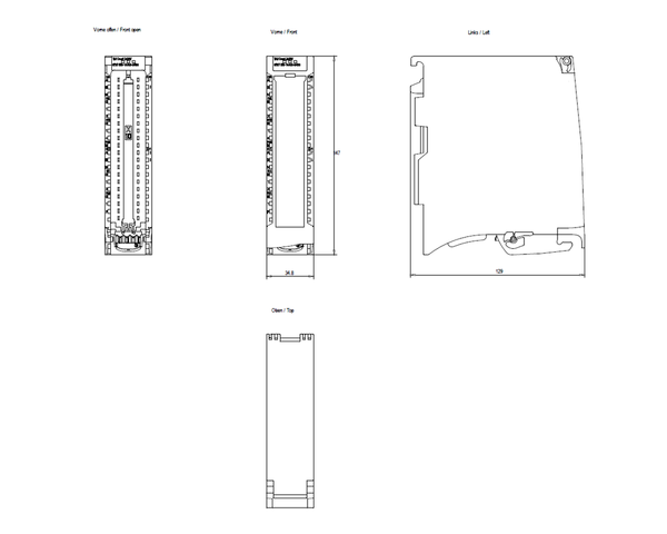 6ES7550-1AA00-0AB0 SIMATIC S7-1500 TM Đếm 2x24V 2 kênh lên đến 200 kHz Siemens