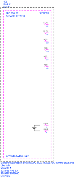 6ES7647-0AA00-1YA2 SIMATIC IOT IOT2040 Siemens