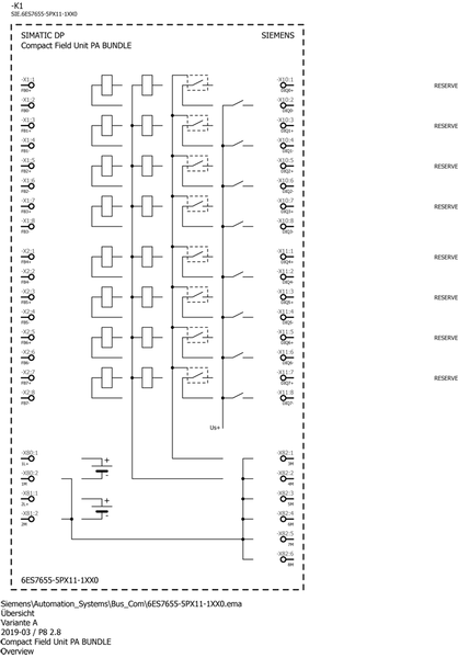 6ES7655-5PX11-1XX0 SIMATIC CFU PA CFU CFU PA Dành cho thiết bị hiện trường kỹ thuật số Siemens