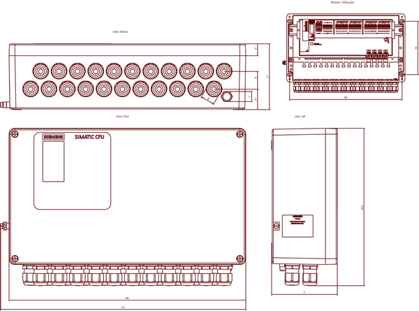6ES7655-5PX31-1AX0 SIMATIC CFU DIQ với vỏ nhôm dành cho thiết bị hiện trường kỹ thuật số Siemens