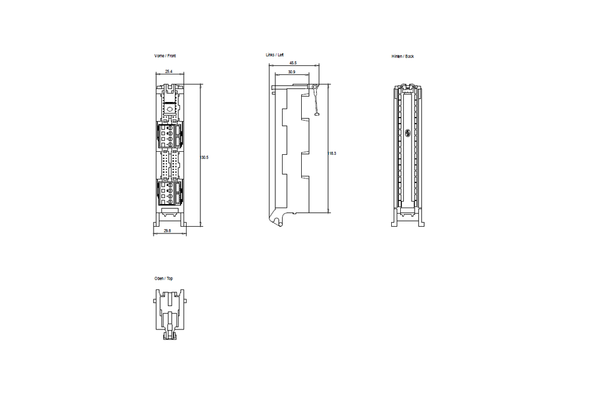 6ES7921-5AB20-0AA0 Mô-đun đầu nối phía trước f. SIMATIC S7-1500 đầu nối IOs 16 chân cáp kết nối vít Siemens