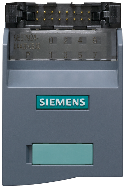 6ES7924-0AA20-0BA0 Khối đầu cuối đào kết nối 1 dây TP1 8 I/O vít đèn LED Siemens