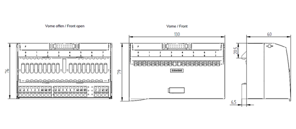 6ES7924-0BF20-0BC0 Khối đầu cuối đào Mô-đun TPOo-Optocoupler 8 O đẩy vào LED Siemens
