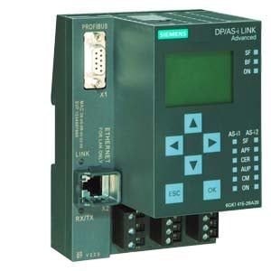 6GK1415-2BA20 Liên kết DP/AS-i nâng cao cổng PROFIBUS DP/AS-i với cấu hình chính M3 Siemens