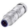 6GK1901-0DB10-6AA0 IE FC M12 Plug PRO đầu nối cắm M12 ổ cắm cáp 180° mã D 1 đơn vị Siemens