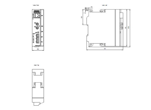 6GK5101-1BC00-2AA3 SCALANCE X101-1LD bộ chuyển đổi phương tiện IE RJ45 10/100 Mbps SM BFOC 100 Mbps Siemens