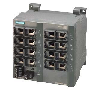 6GK5216-0BA00-2AA3 SCALANCE X216 bộ chuyển mạch Lớp 2 được quản lý 16x RJ45 Siemens