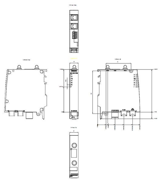 6GK5734-1FX00-0AA0 Máy khách IWLAN/cầu nối WLAN IP30 IEEE 802.11n 2xRJ45 2xR-SMA khe cắm PLUG Siemens