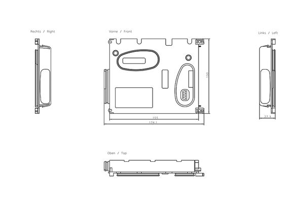 6SL3260-2TA00-0AA0 Mô-đun bus backplane 155 mm cho bộ biến tần ET 200 PRO Siemens