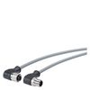 6XV1801-5GH50 Cáp kết nối nguồn M12-90/M12-90 mã A 4 cực 5 m dành cho ET200 Siemens