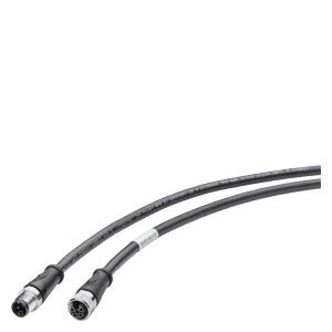 6XV1801-6DN15 Cáp kết nối nguồn M12-180/M12-180 mã L 4 cực 15 m dành cho ET200 Siemens