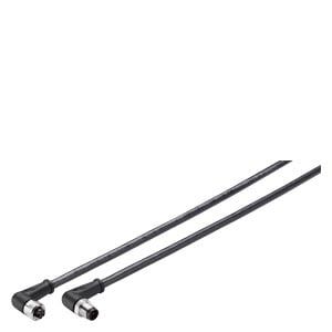 6XV1801-6GE50 Cáp kết nối nguồn M12St-90/M12Bu-90 để cấp nguồn cho RF18xc 0,5 m Siemens