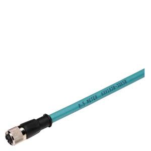 6XV1830-3DH30 Cáp PB; 2 x M12; 3m; 2 x B-cod.; IP65 IP67; PUR; chắc chắn Siemens