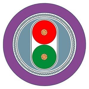 6XV1831-2L Cáp PB FC; 2 x không có; dây kéo; PUR; chắc chắn Siemens