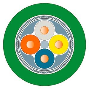 6XV1840-2AT10 Cáp chuẩn IE FC TP GP; 2 x không có; 2x2; 100m; Cat5e; PVC; chắc chắn Siemens