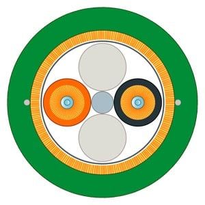 6XV1861-3CN75 Cáp kéo PCF 200/230 2x phích cắm 2 ST PUR dụng cụ hỗ trợ kéo 75 m Siemens