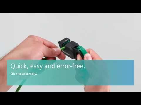 6GK1901-1BB20-2AA0 Phích cắm RJ45 IE FC 90 2x2 phích cắm RJ45 có hệ thống kết nối FC 90° 1 đơn vị Siemens