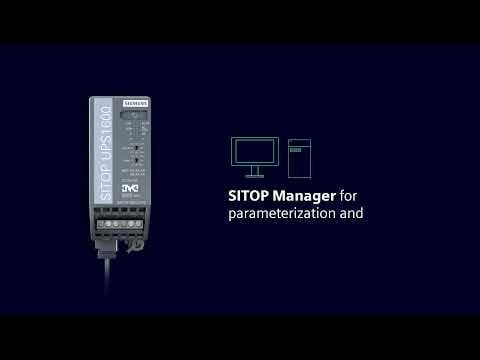 6EP3437-8UB00-0AY0 Nguồn điện SITOP PSU8200 3 pha 24 V DC/30-40 A để sạc pin Siemens