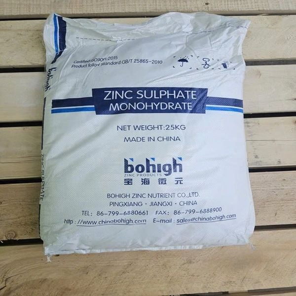  KẼM SULPHATE (ZnSO4.H2O) (TRUNG QUỐC-VIỆT NAM) 