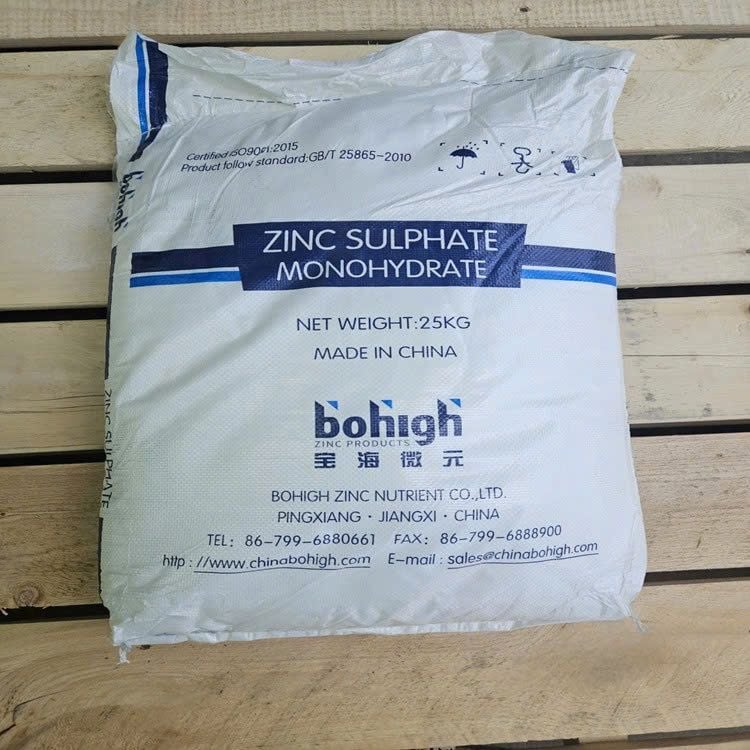  KẼM SULPHATE (ZnSO4.H2O) (TRUNG QUỐC-VIỆT NAM) 