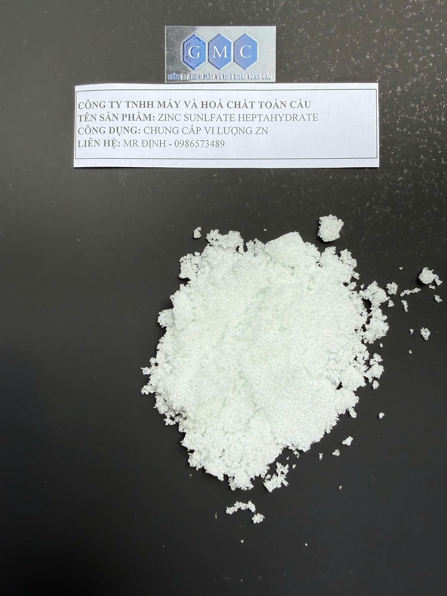  KẼM SULFATE (ZnSO4.7H2O) 