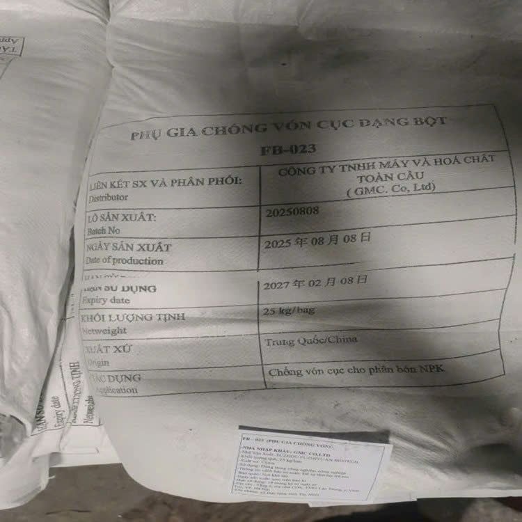  PHỤ GIA CHỐNG VÓN CỤC DẠNG BỘT - PANGOLIN FB-023 