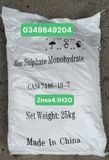  KẼM SULPHATE (ZnSO4.H2O) (TRUNG QUỐC-VIỆT NAM) 