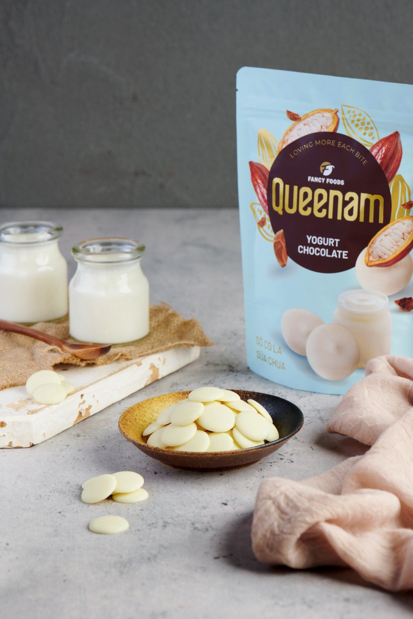  Queenam Yogurt Button Chocolate 