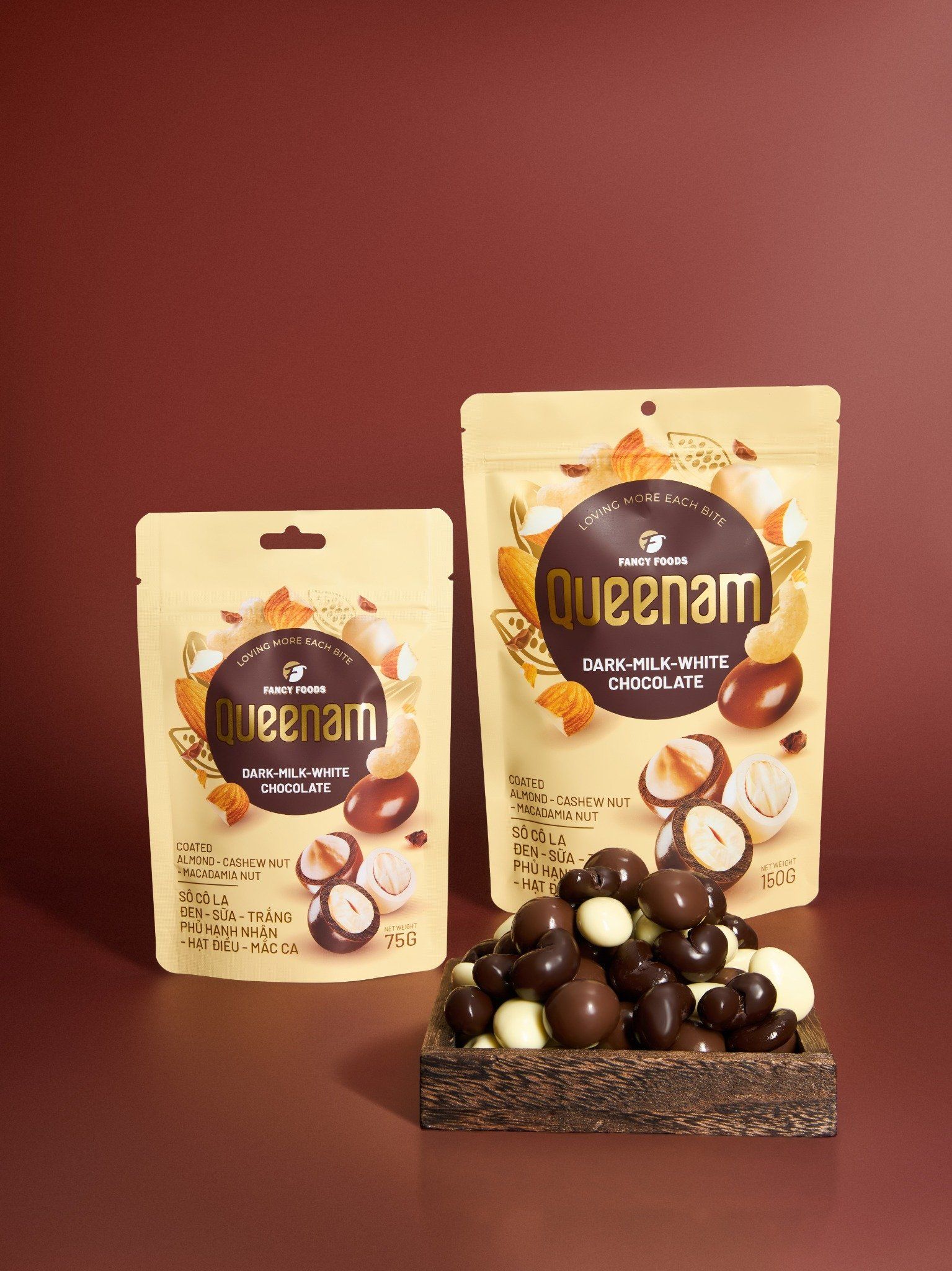  Queenam Dark Milk White Chocolate 