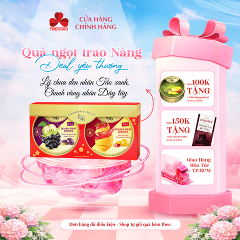 Combo 2 hộp kẹo Đức Cavendish And Harvey, bao gồm hộp giấy