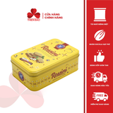 Bánh xốp nhân socola hạt phỉ Rossini hộp thiếc 250g