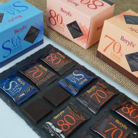 Sô cô la Beryls 60g Dark 80% Cacao
