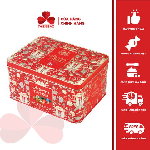 Kẹo bơ sữa Walker's Toffees hộp thiếc 200g
