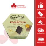 Socola Feodora Dark 60% Cacao & 75% Cacao Hộp Giấy 225g