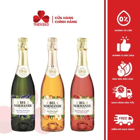 Nước trái cây Bel Normande Sparkling 750ml - Không thêm đường