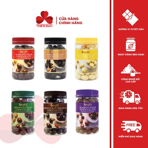 Socola hạnh nhân Beryl's 310g - 350g