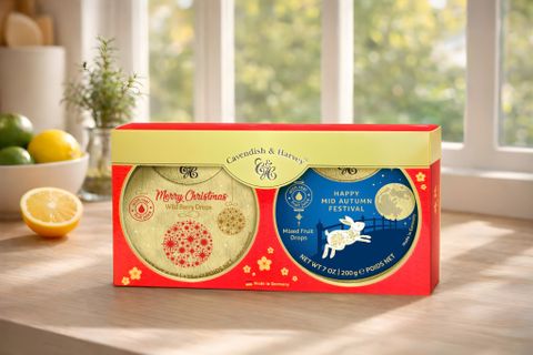 COMBO 2 Hộp Kẹo C&H Cavendish & Harvey Đức 175g/200g Vị Trái Cây Tự Nhiên, Kẹo Nhập Khẩu Cao Cấp - Bánh Kẹo Thiên Bảo 2027