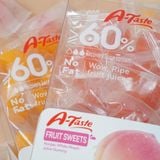 Kẹo dẻo trái cây vị xoài (110g) và vị đào (100g) thương hiệu A-Taste
